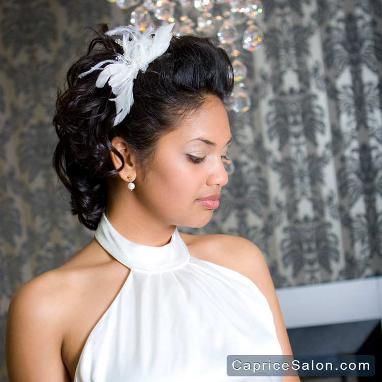 Bridal Hair and Makeup | Bridal party hair and makeup - Caprice Hair Salon